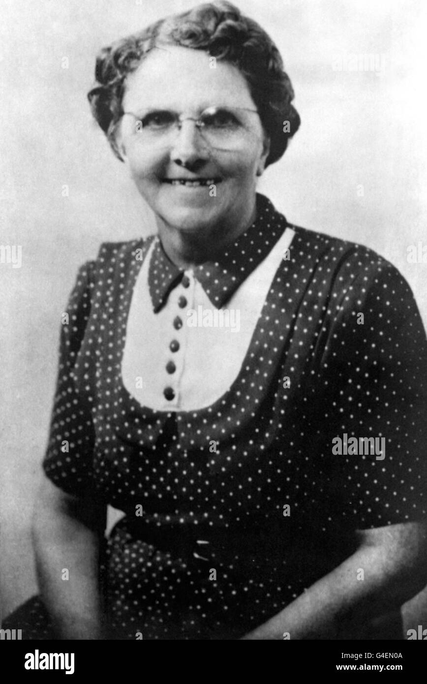 La criminalità - Francesca Alice Knight corpo mummificato Case - Rhyl, Galles Foto Stock