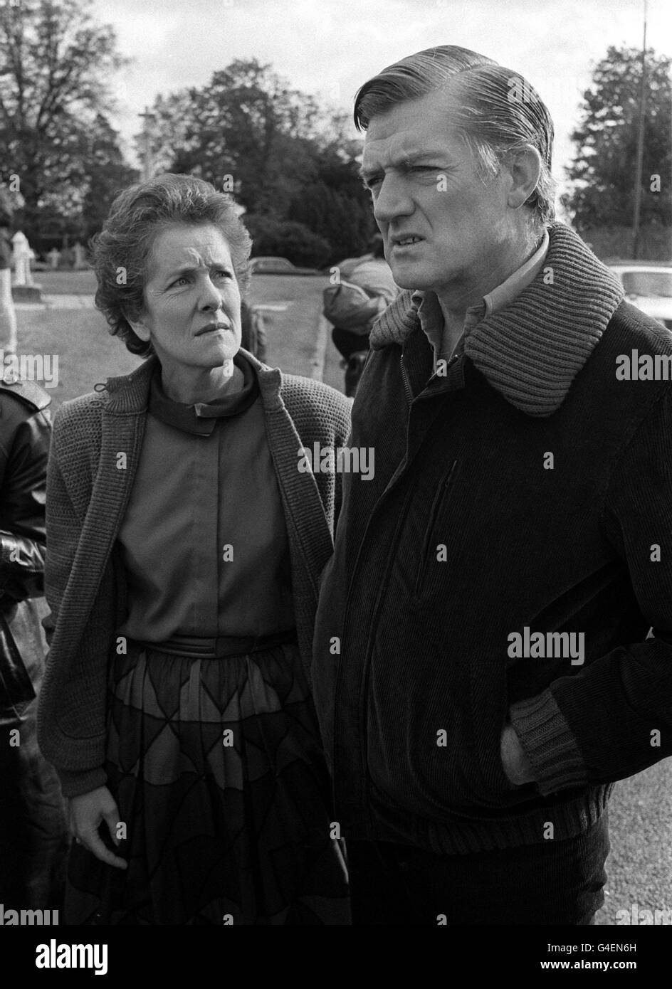 PA NEWS FOTO 16/10/83 CECIL morbo di Parkinson e la moglie Anna di NORTHAW, HERTS Foto Stock
