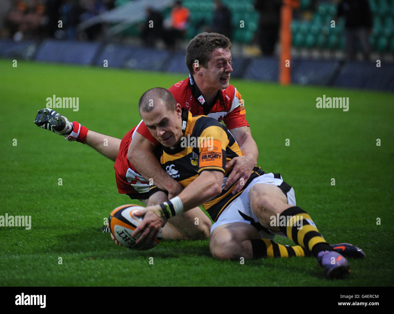 Rugby Union - J.P. Morgan Premiership Rugby 7s series - Gruppo B - Franklin's Gardens Foto Stock