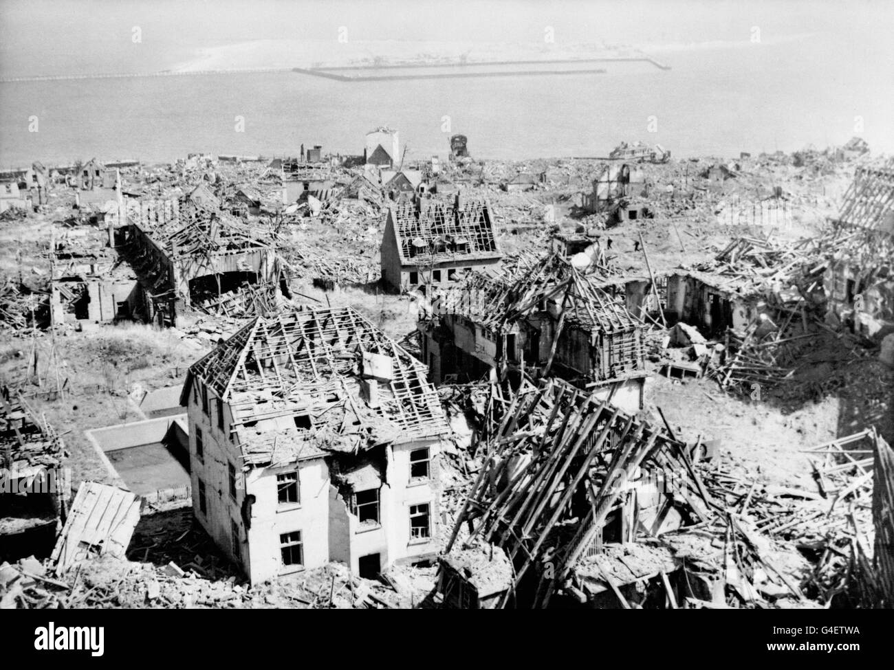 Militare - Royal Navy esplosione - Helgoland Foto Stock