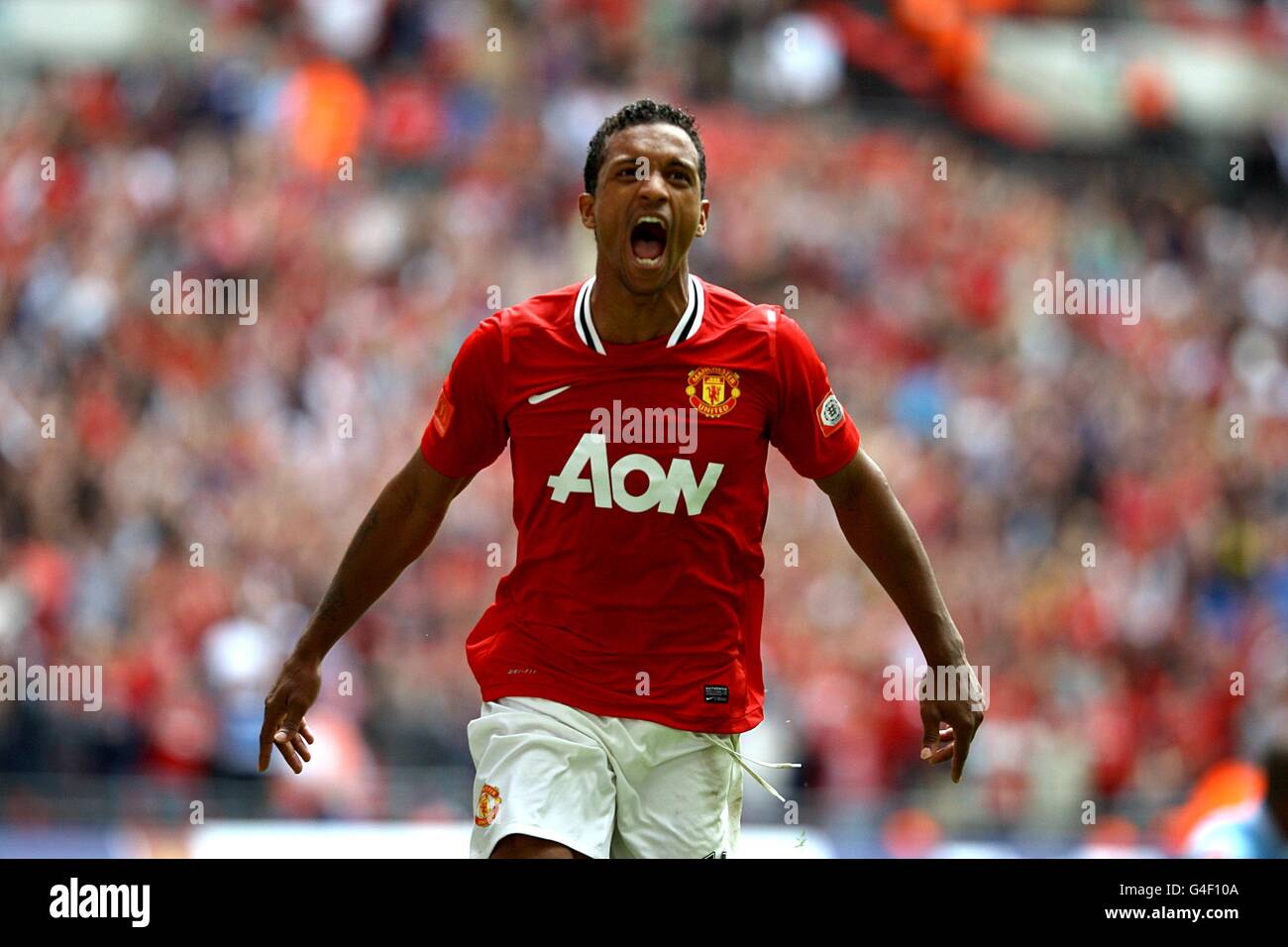 Calcio - FA scudo della comunità - Manchester City V Manchester United - Wembley Stadium Foto Stock