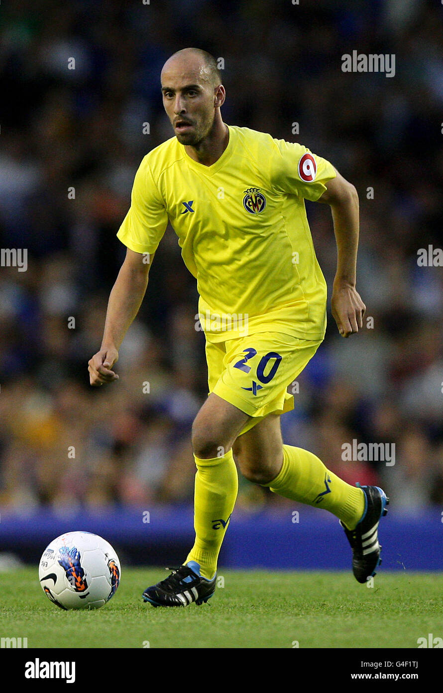 Calcio - Pre Season friendly - Everton v Villarreal - Goodison Park. Borja Valero, Villarreal Foto Stock