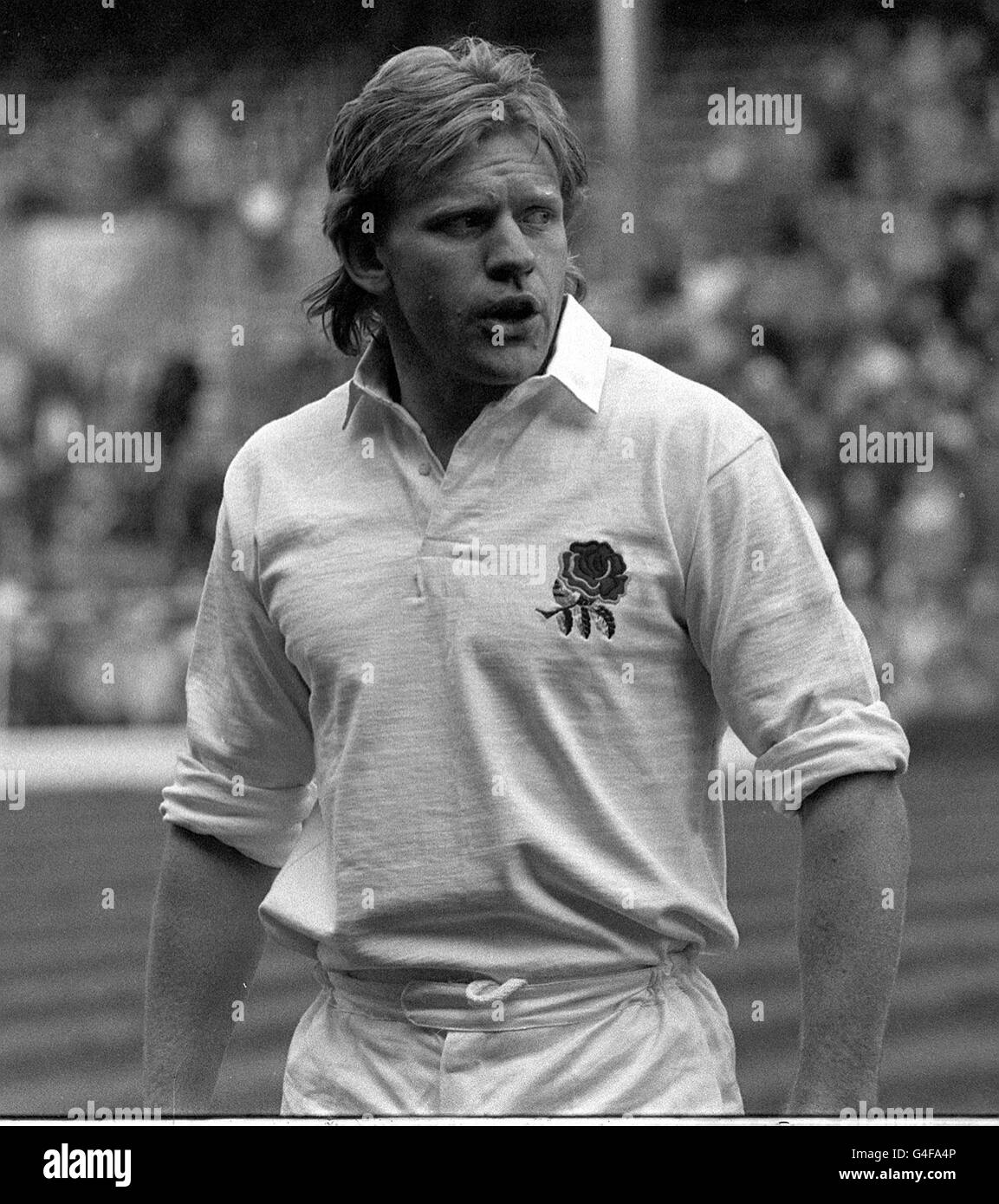 Biblioteca filer 212749-2 datato 30.1.85 di ex-rugby internazionale David Cooke. L'ex capitano di rugby dell'Inghilterra Will Carling ha messo in disuso il suo amante e la madre del suo bambino - Ali Cockayne, dopo essere caduto per la moglie estraniata del signor Cooke Lisa. Foto PA. Guarda la storia SOCIALE di PA Carling Foto Stock