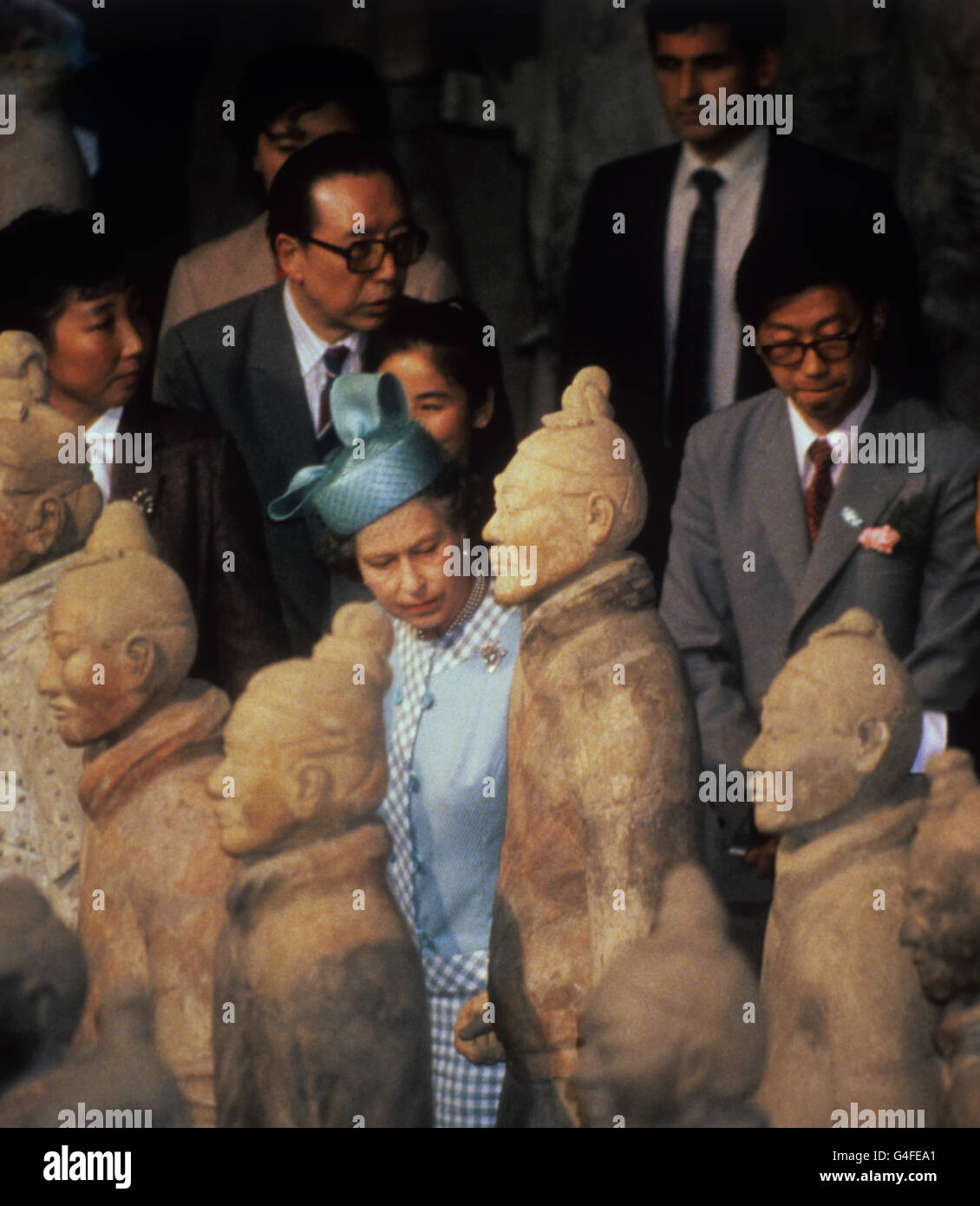 Royalty - Regina Visita di Stato in Cina - Xian Foto Stock