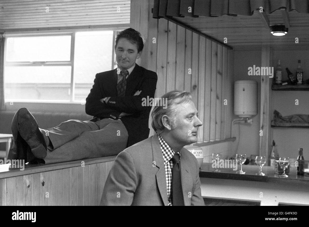 Soccer League Division One - Derby County - Brian Clough e Peter Taylor dimissioni - massa di baseball Foto Stock