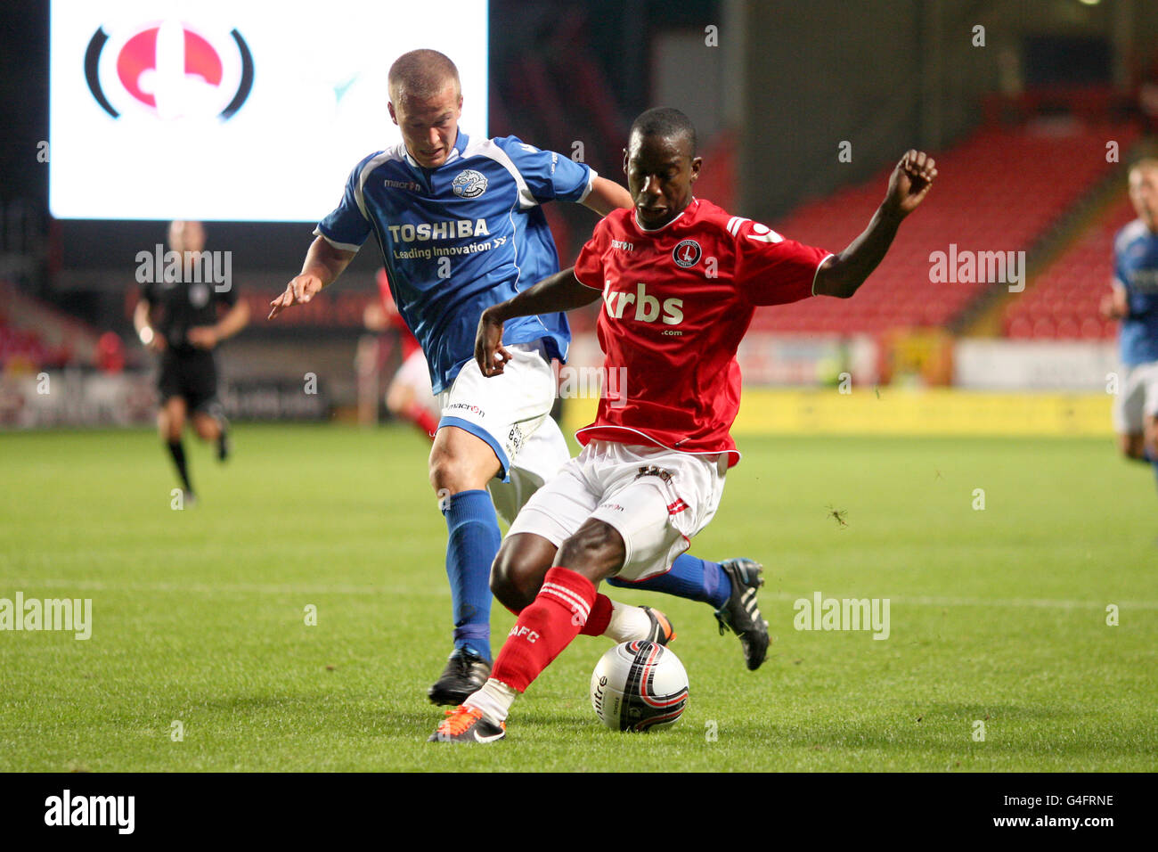 Calcio - pre stagione amichevole - Charlton Athletic v FC Den Bosch - La Valle Foto Stock
