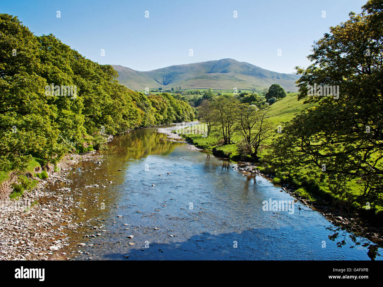 Il lontano Howgills Foto Stock