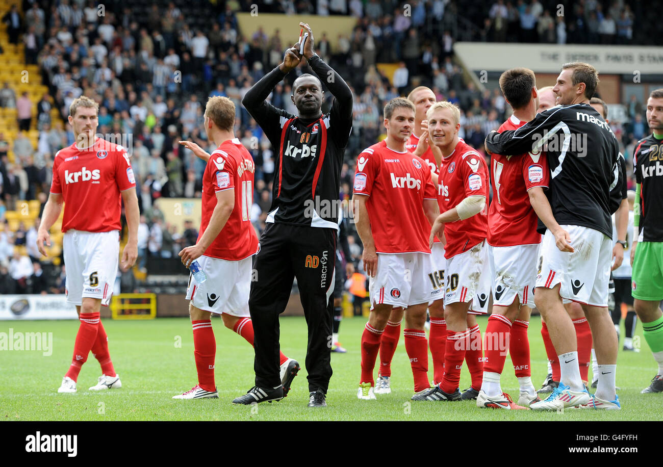 Calcio - npower Football League One - Notts County v Charlton Athletic - Meadow Lane Foto Stock