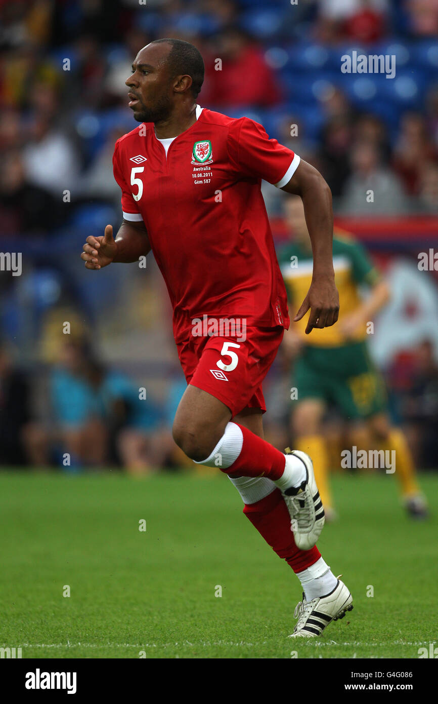 Calcio - Internazionale amichevole - Galles / Australia - Cardiff City Stadium. Danny Gabbidon, Galles Foto Stock