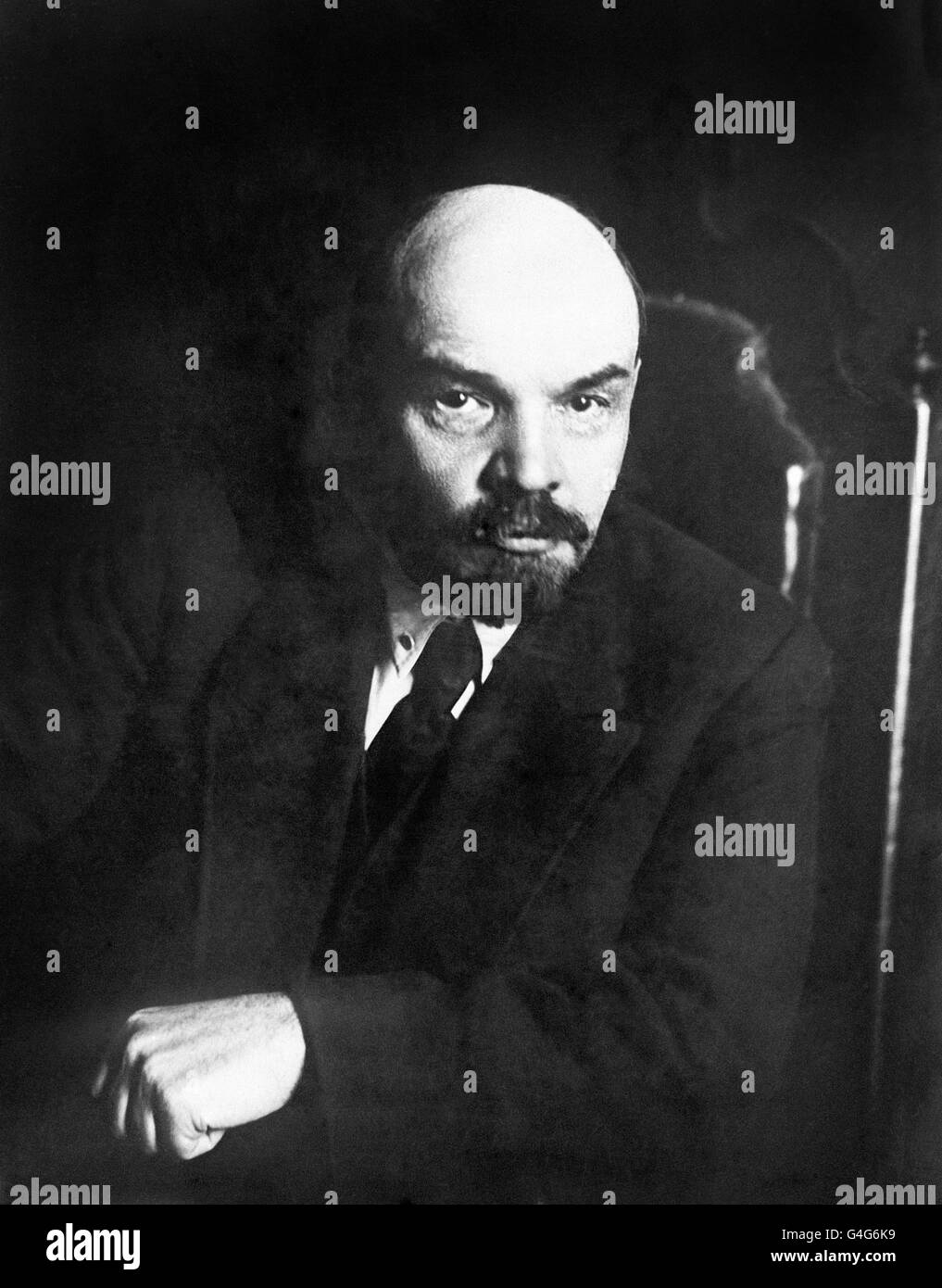 Vladimir Lenin, leader rivoluzionario del primo governo della Russia sovietica Foto Stock