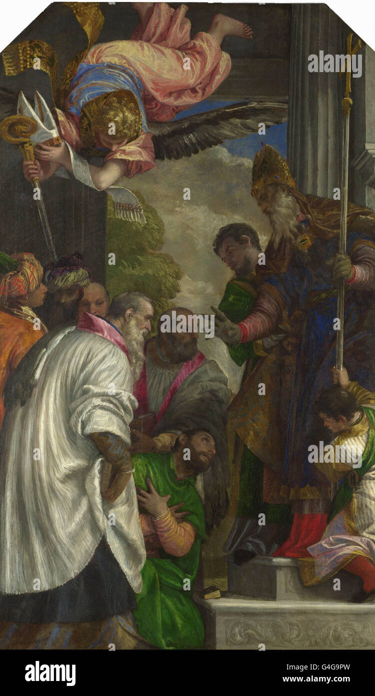 Paolo Veronese - La consacrazione di San Nicola Foto Stock