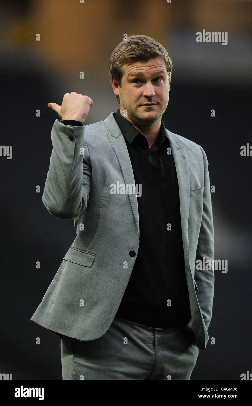 Calcio - Carling Cup - secondo turno - Milton Keynes Dons v Brentford - Stadio:mk. Karl Robinson, direttore di Milton Keynes Dons Foto Stock