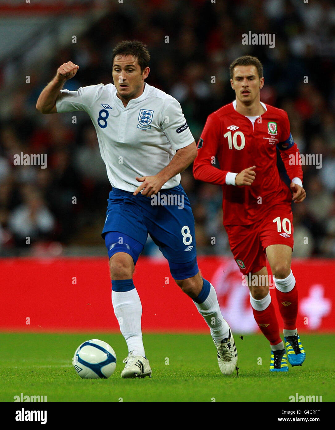 Soccer - UEFA Euro 2012 - Qualifiche - Gruppo G - Inghilterra e Galles - Wembley Stadium Foto Stock