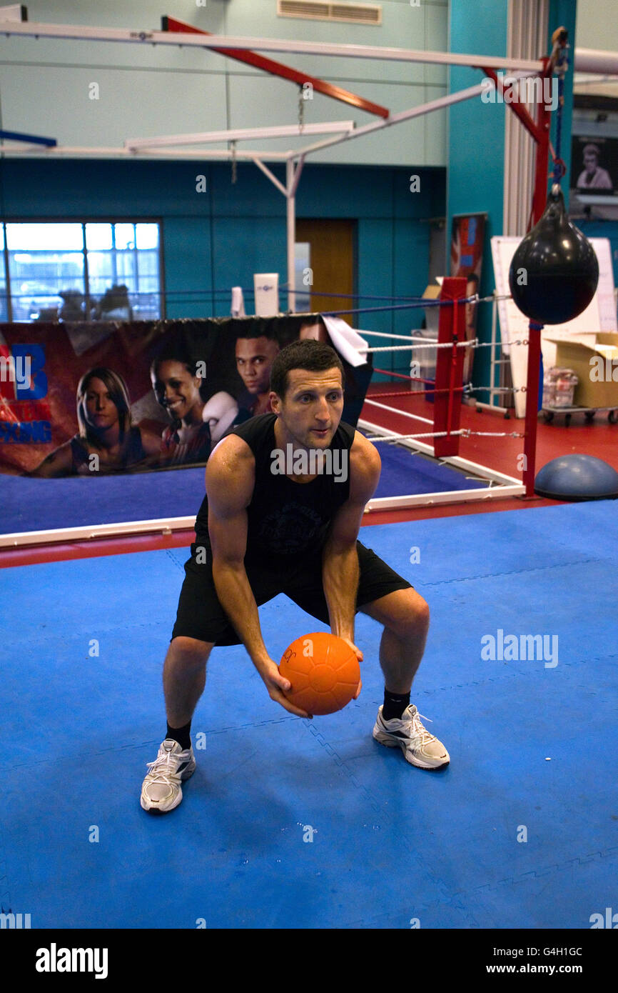 Boxing - Carl Froch Formazione - Istituto Italiano di Sport Foto Stock