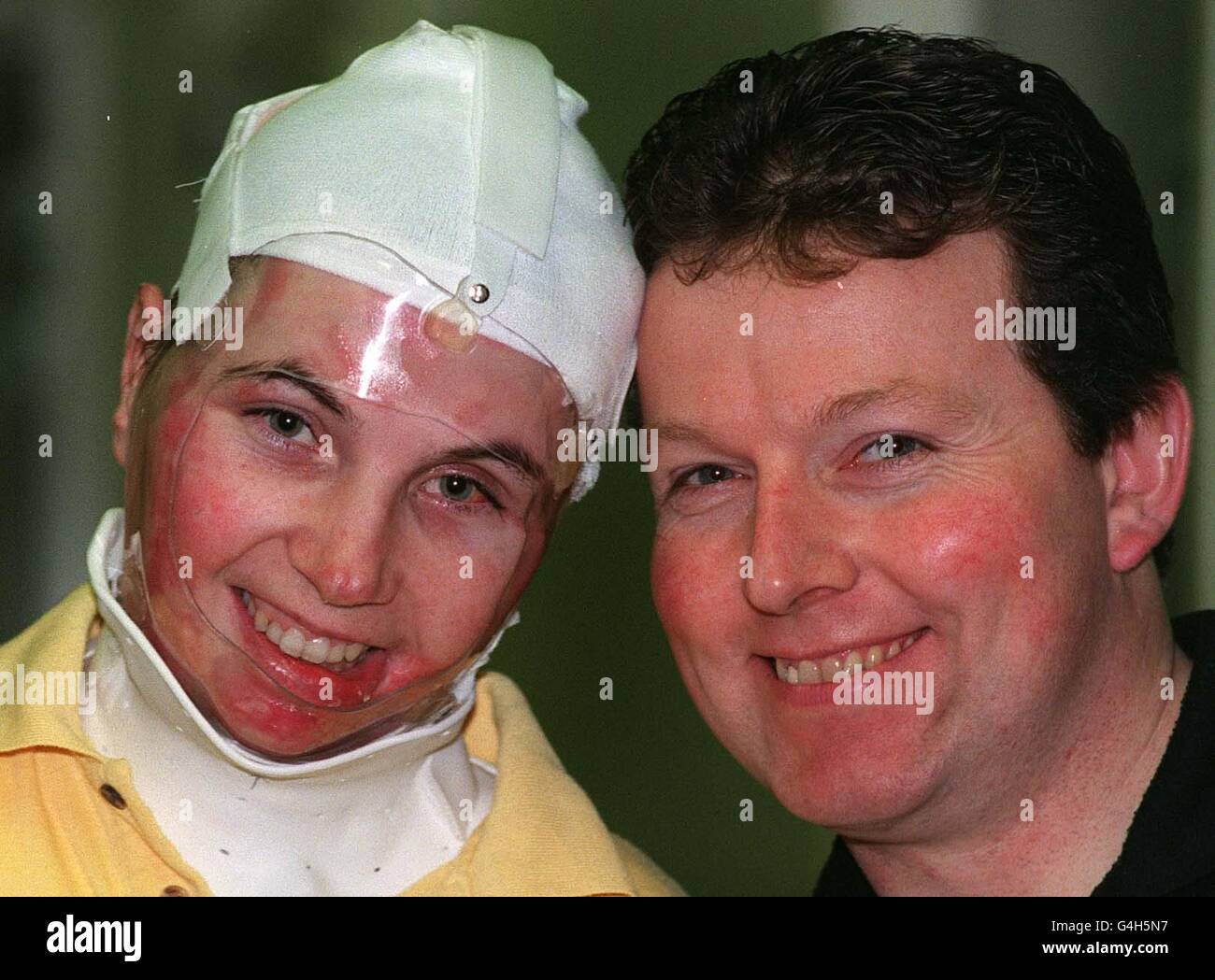 Omagh bomb ragazza con il marito Foto Stock