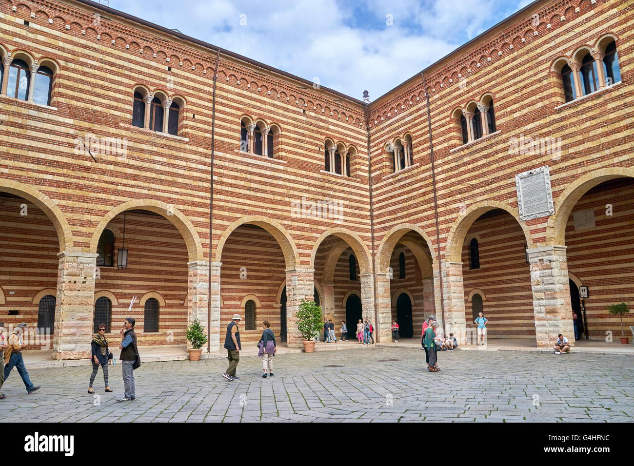 Palazzo della Ragione, la città vecchia di Verona, regione Veneto, Italia Foto Stock
