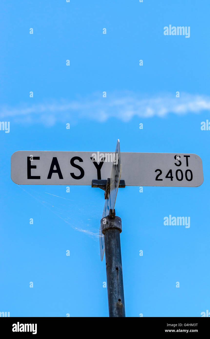 Easy Street a San Leandro in California Foto Stock