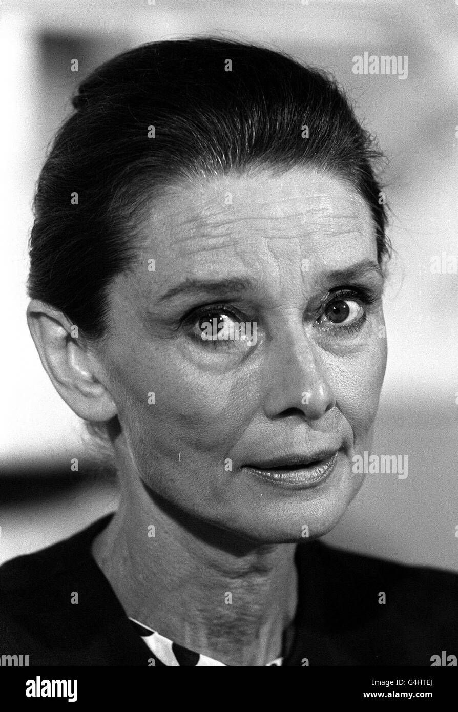 AUDREY HEPBURN Foto Stock