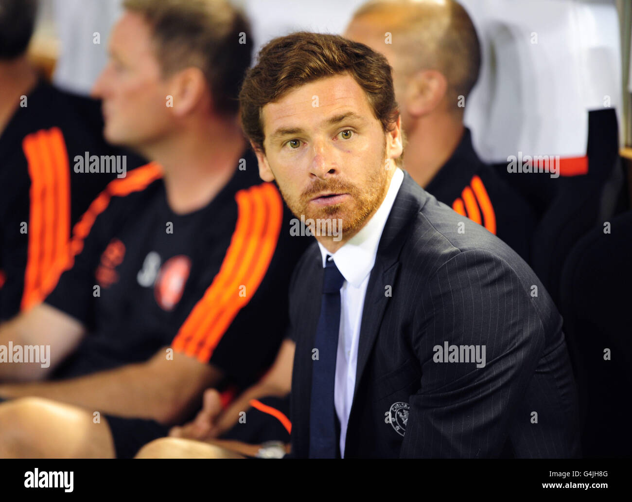 Calcio - UEFA Champions League - Gruppo e - Valencia v Chelsea - Mestalla. Il manager del Chelsea Andre Villas-Boas prima del gioco Foto Stock