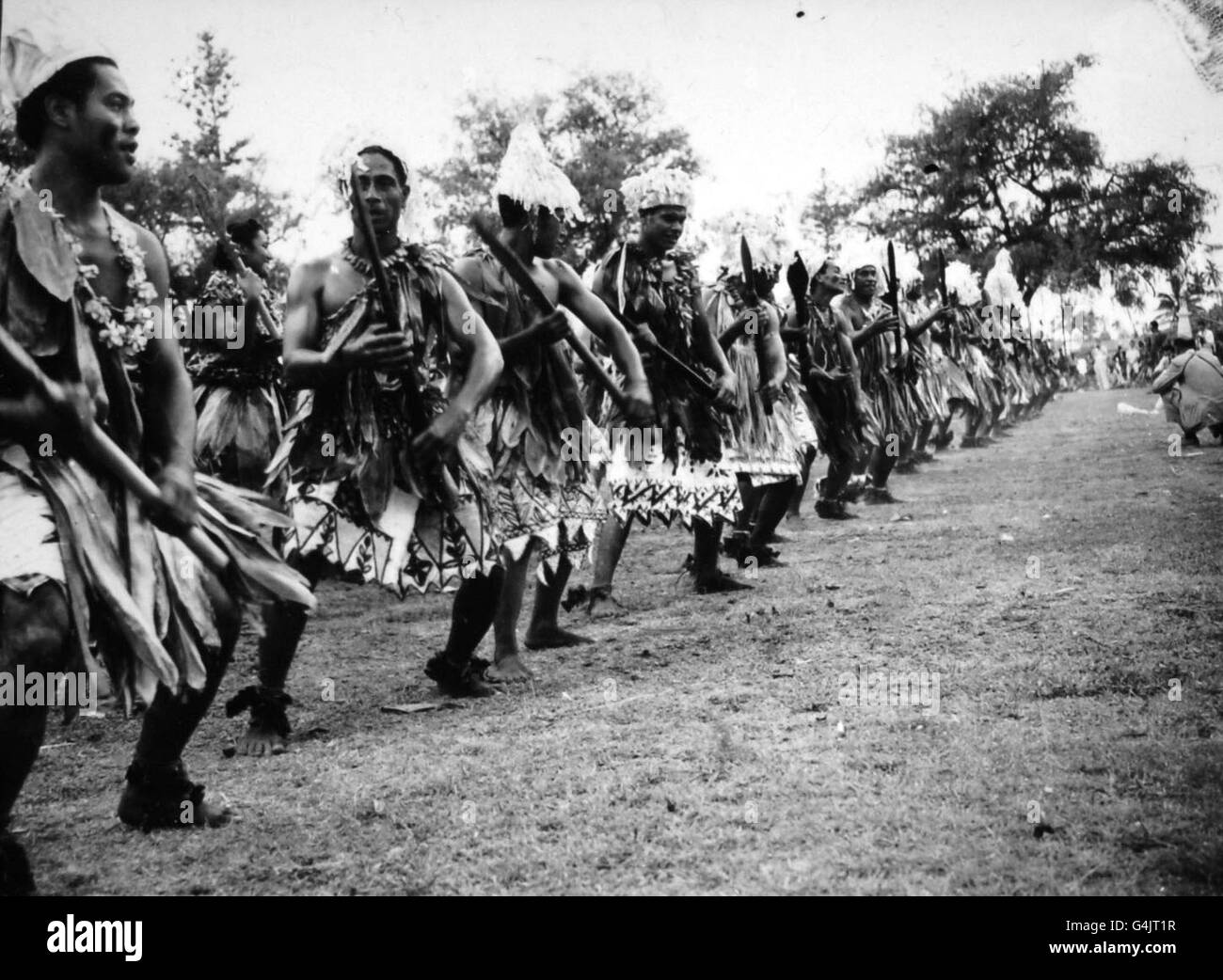 Royalty - Queen Elizabeth II Commonwealth Tour - Tonga Foto Stock