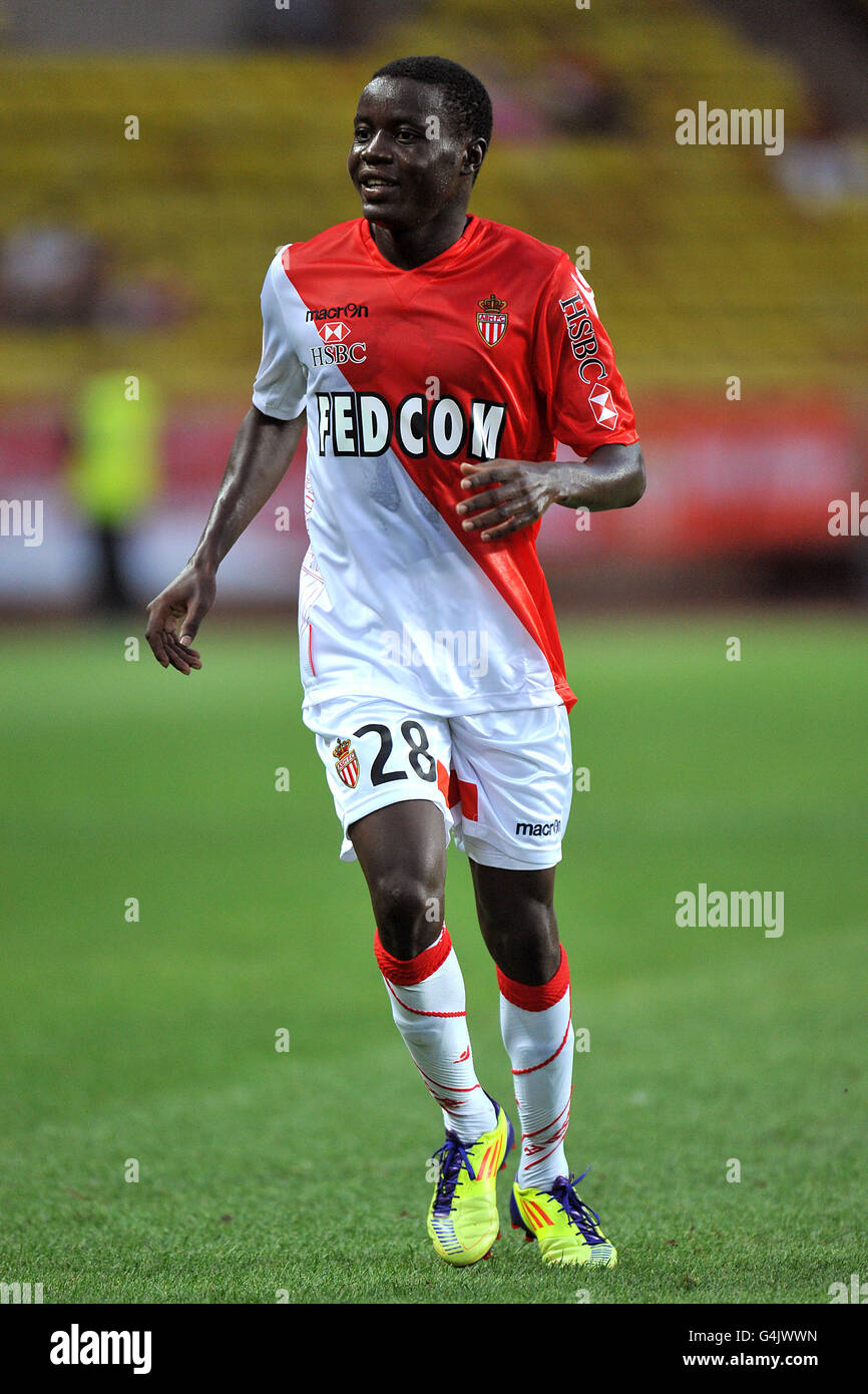 Calcio - Ligue 2 - AS Monaco / Amiens SC - Stade Louis II. Edgard Nicaise costante Salli, COME Monaco Foto Stock