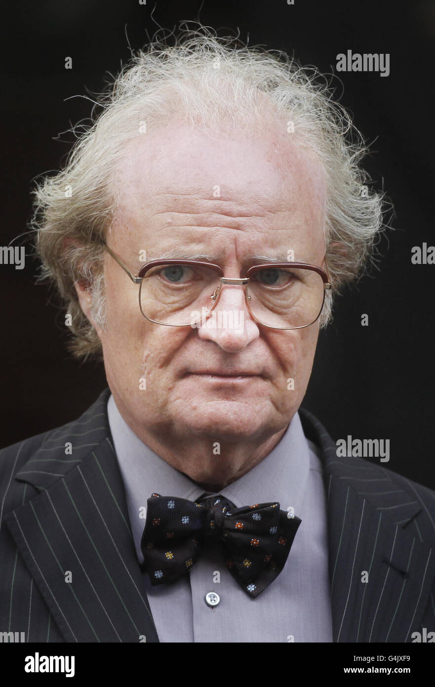 L'attore Jim Broadbent sul set di Cloud Atlas, attualmente in fase di ripresa a Glasgow. Foto Stock