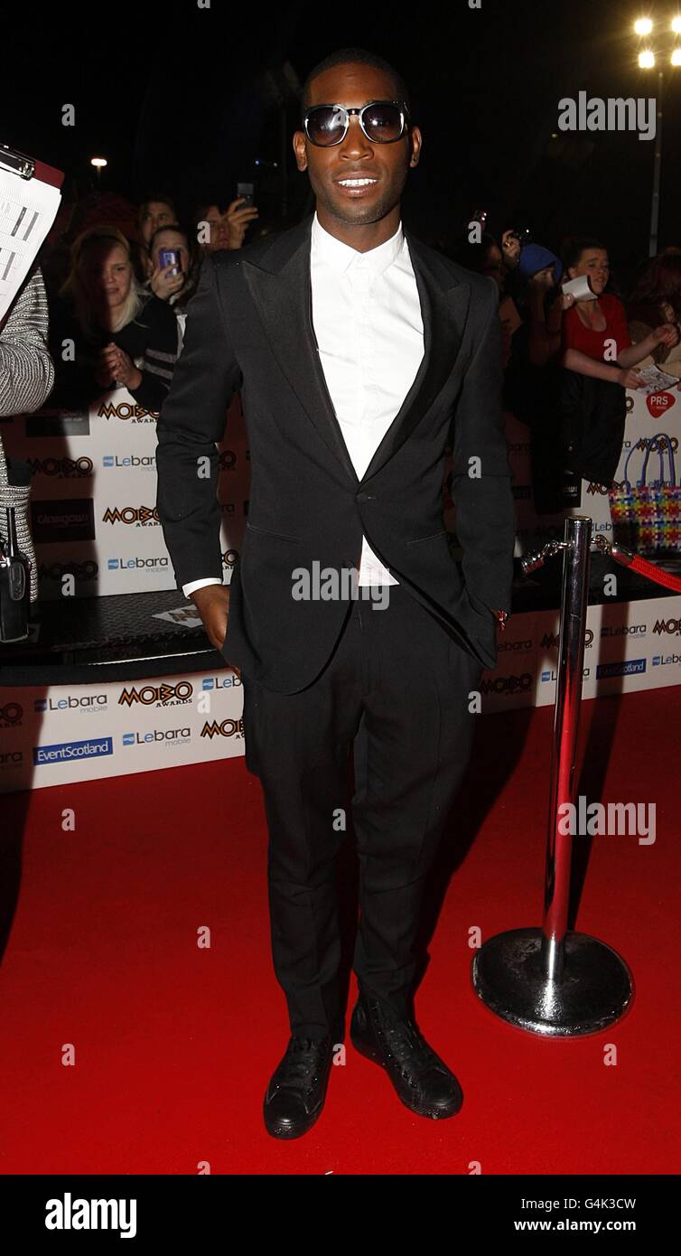 Tinie Tempah in arrivo per i MOBO Awards 2011, al SECC, Glasgow, G3 8YW. Foto Stock