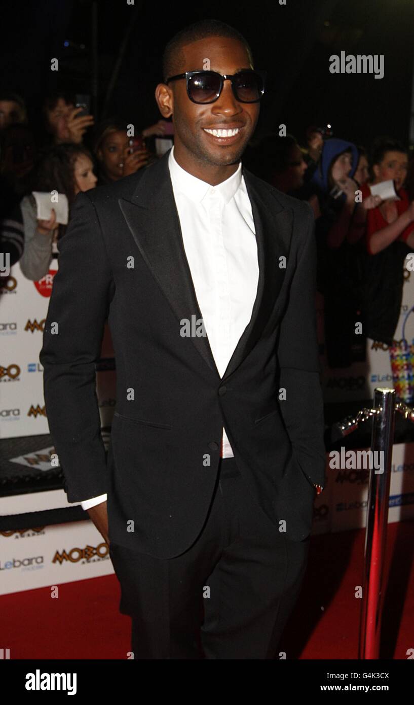 Tinie Tempah in arrivo per i MOBO Awards 2011, al SECC, Glasgow, G3 8YW. Foto Stock