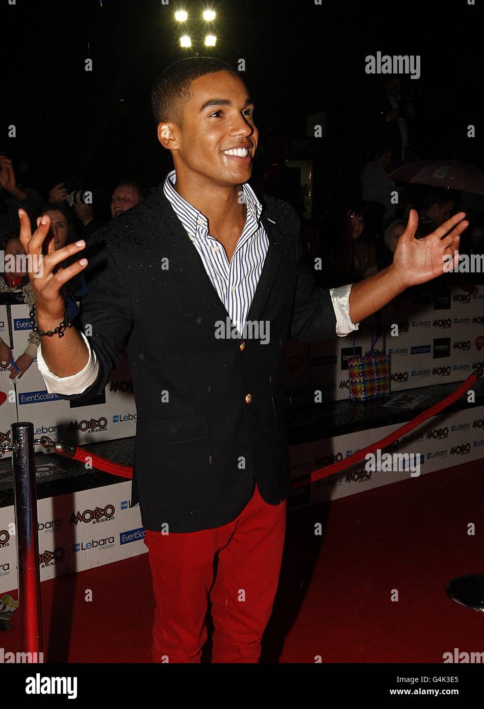 Mobo Awards 2011 - Glasgow. Lucien Laviscount arriva per i MOBO Awards 2011, al SECC, Glasgow, G3 8YW. Foto Stock