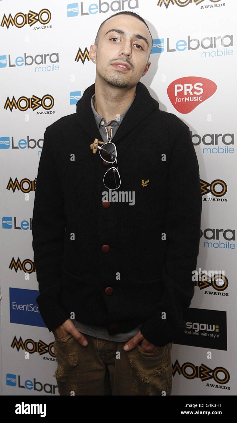 Mobo Awards 2011 - Glasgow. Adam Deason durante i MOBO Awards 2011, al SECC di Glasgow, G3 8YW. Foto Stock