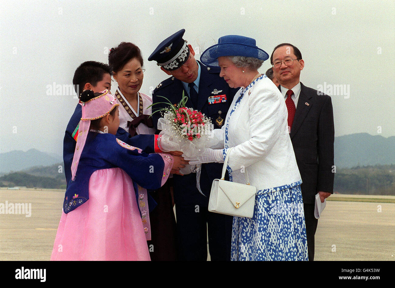 Royalty - Queen Elizabeth II Visita di Stato in Corea del Sud Foto Stock