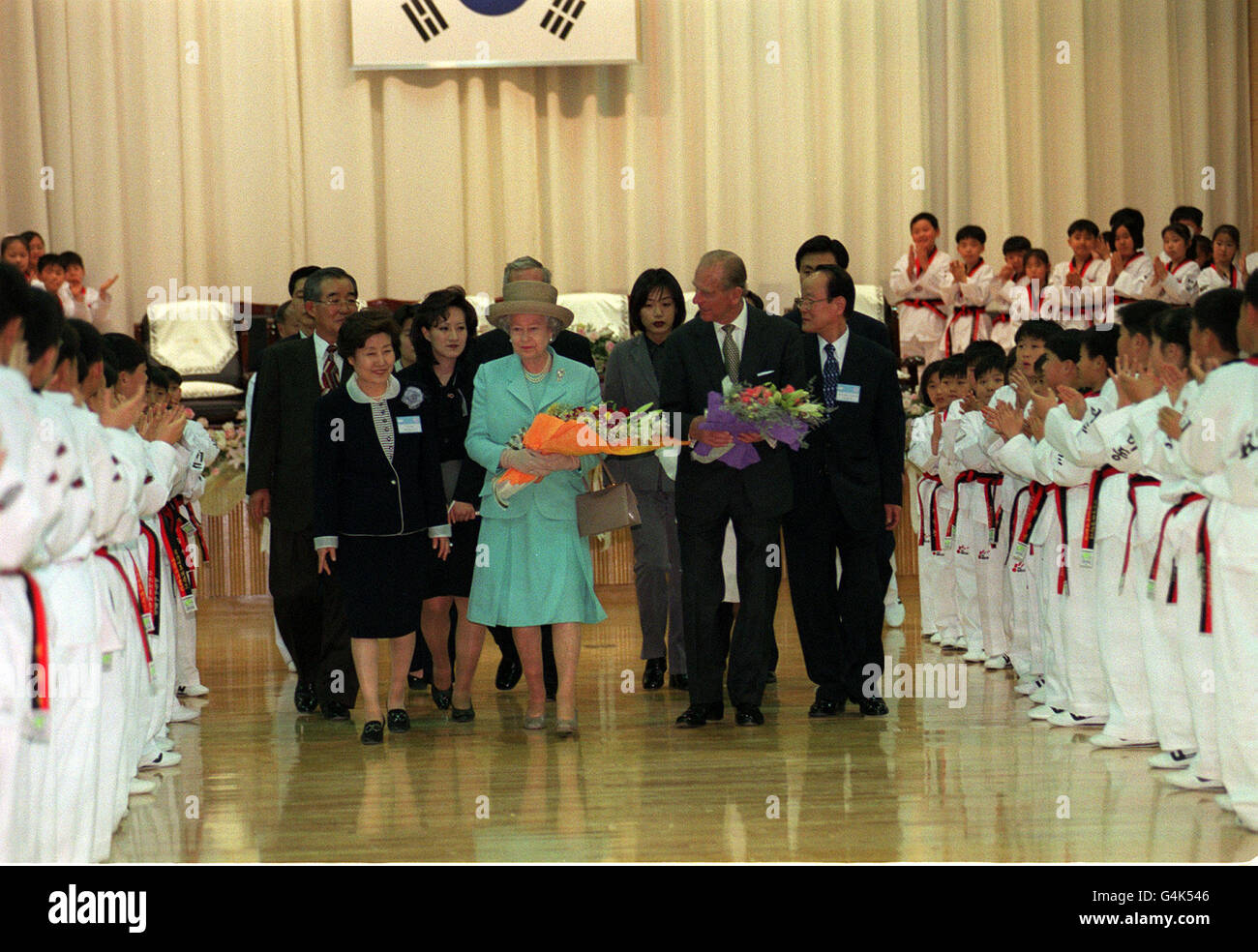 Royalty - Queen Elizabeth II Visita di Stato in Corea del Sud Foto Stock