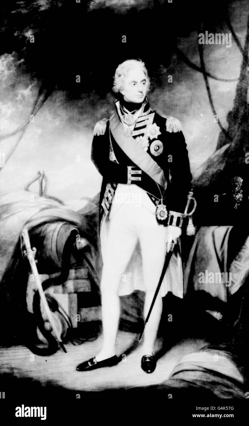 Difesa/Nelson - pittura Foto Stock