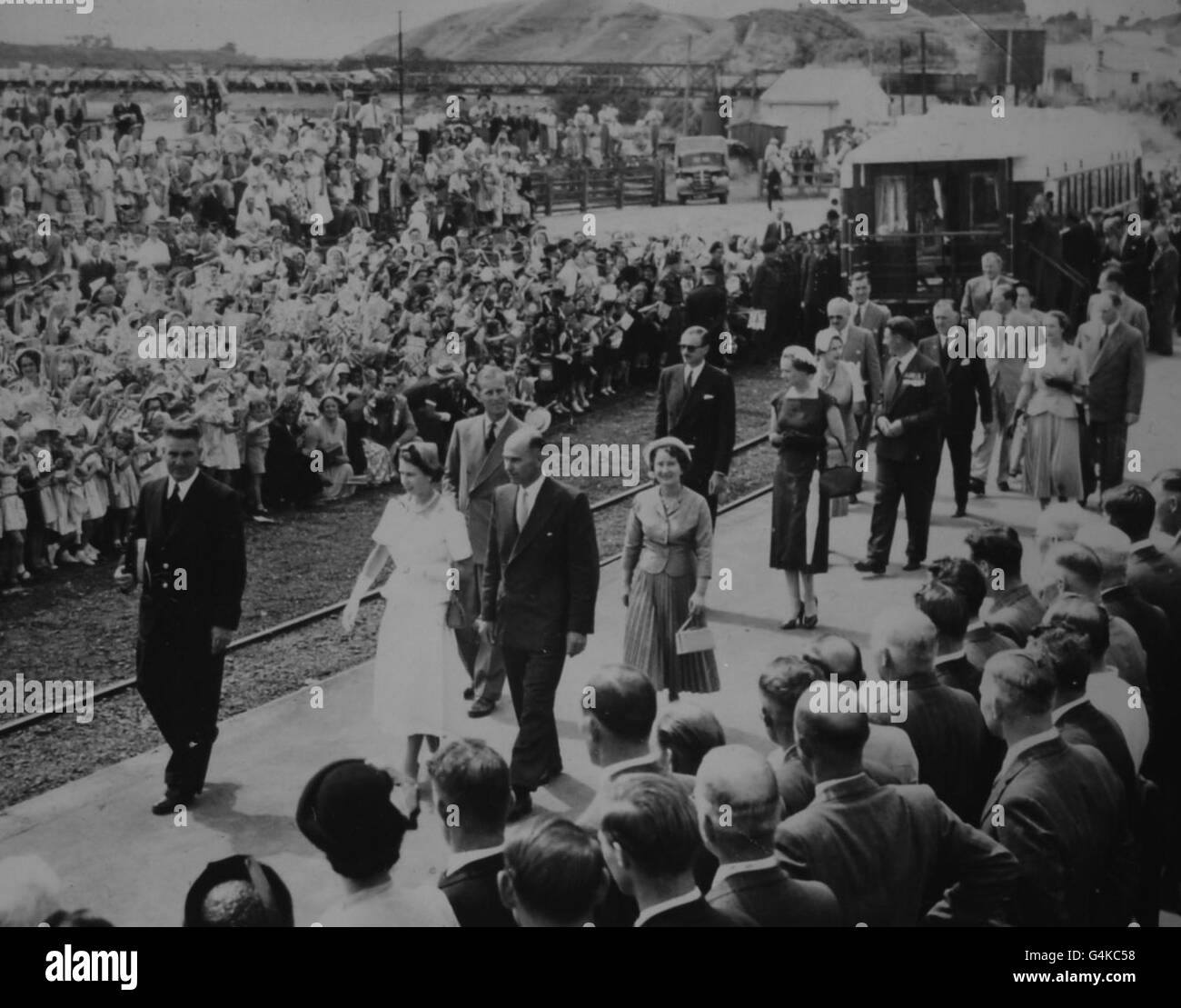 Royalty - Queen Elizabeth II Commonwealth Tour - Nuova Zelanda Foto Stock