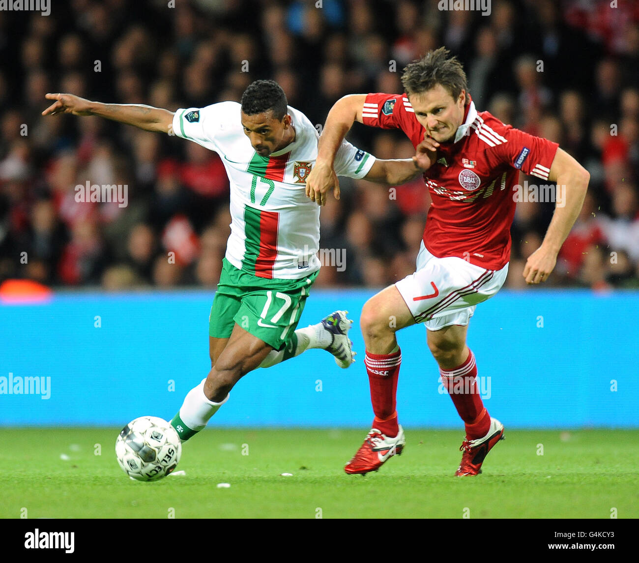 Soccer - UEFA Euro 2012 - Qualifiche - GRUPPO H - Danimarca - Portogallo - Parken Stadion Foto Stock