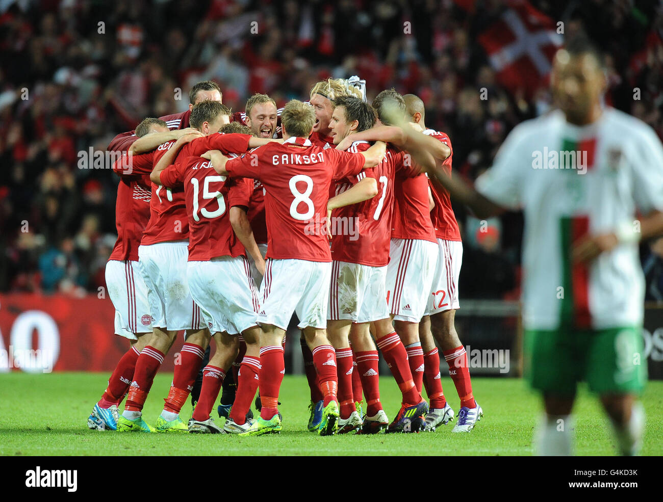 Soccer - UEFA Euro 2012 - Qualifiche - GRUPPO H - Danimarca - Portogallo - Parken Stadion Foto Stock