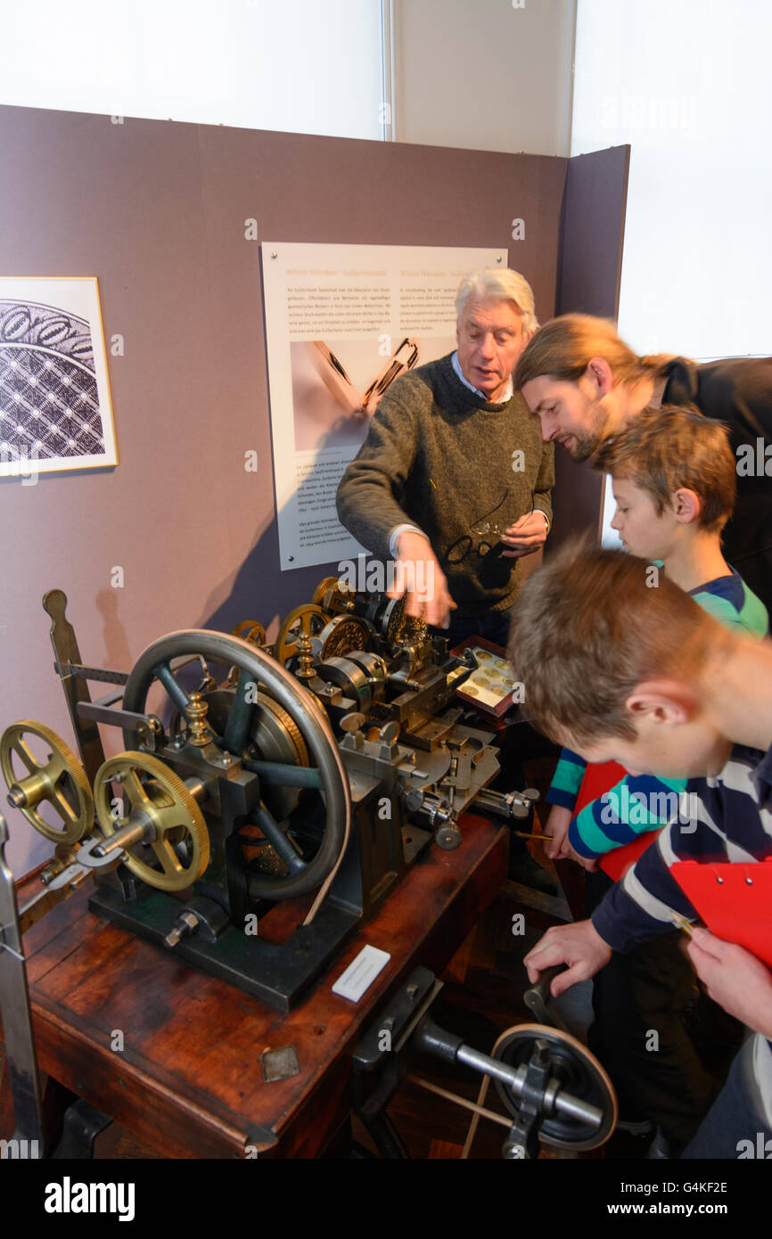 Orologio tedesco Museo, Germania, Sassonia, Sassonia, , Glashütte Foto Stock