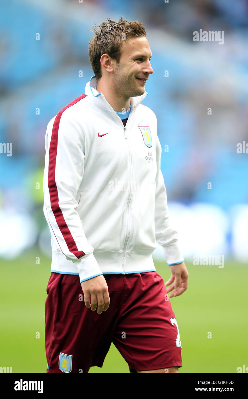 Calcio - Barclays Premier League - Manchester City / Aston Villa - Etihad Stadium. Andreas Weimann, Aston Villa Foto Stock