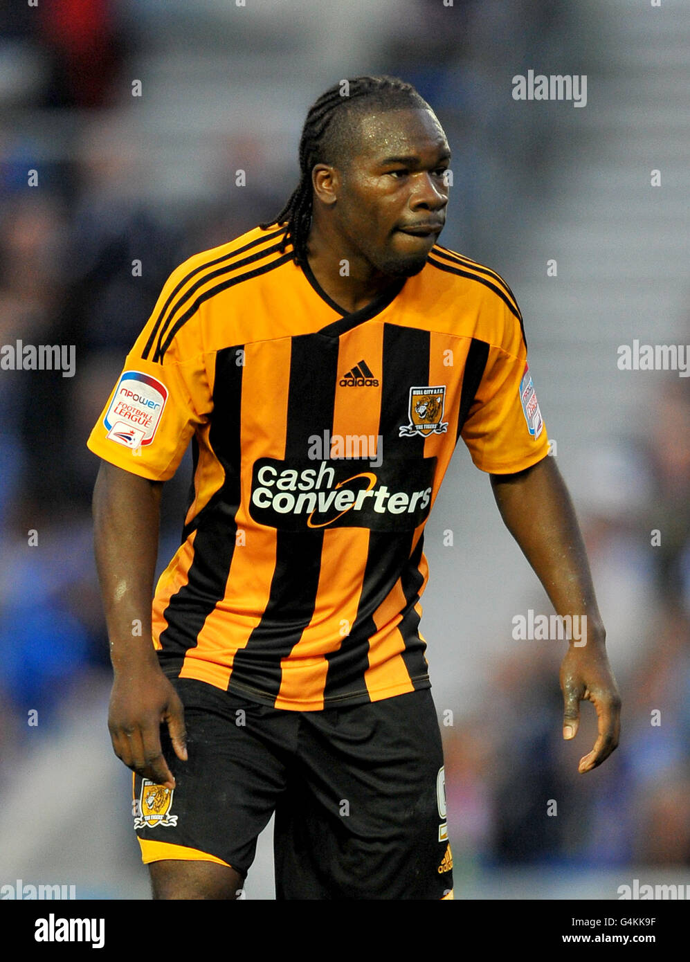 Calcio - Npower Football League Championship - Brighton & Hove Albion v Hull City - Amex Stadium. Aaron McLean, Hull City Foto Stock