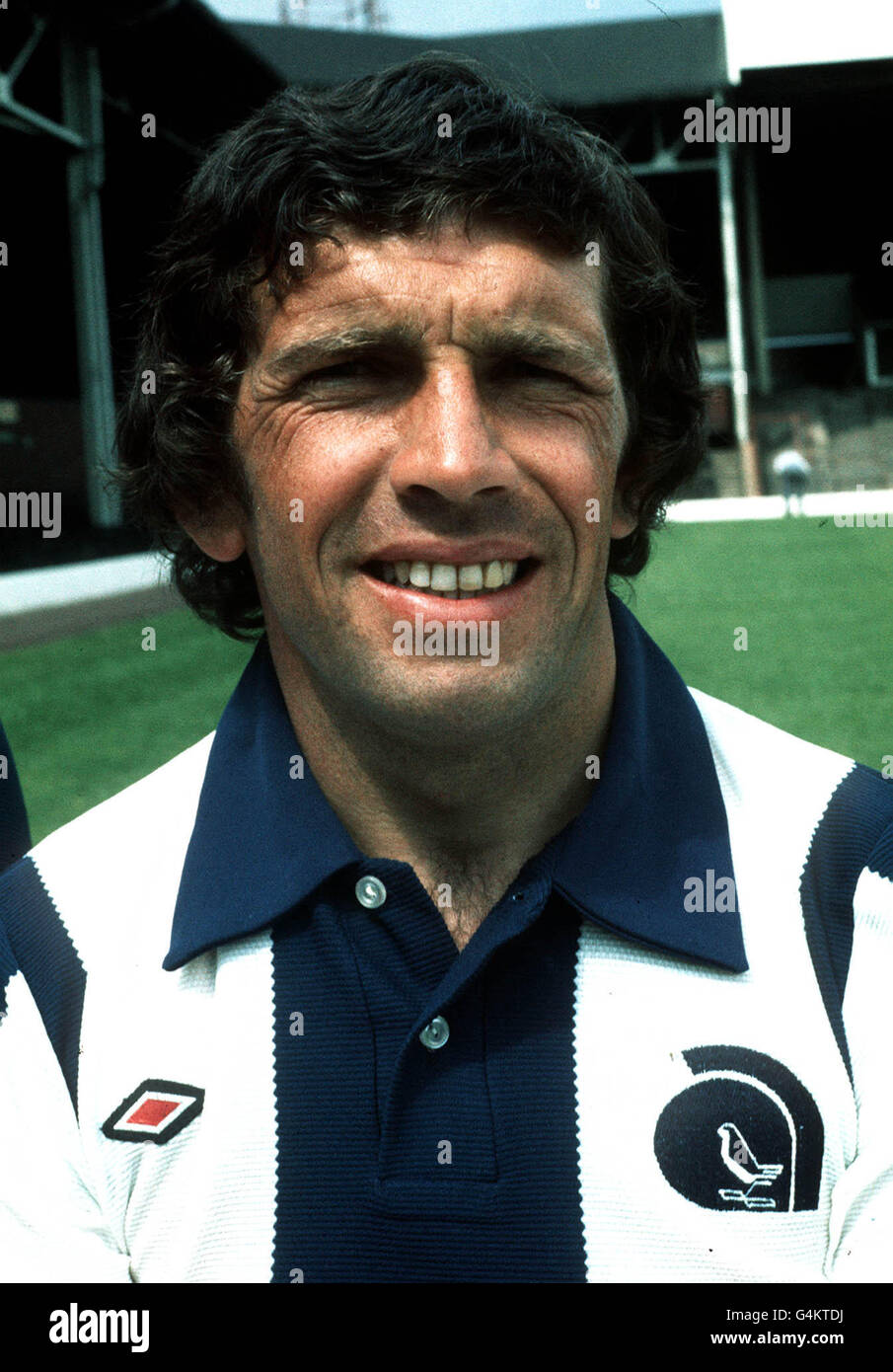 John Giles. Johnny Giles, giocatore-manager di West Bromwich Albion per la stagione 1975/76. Foto Stock