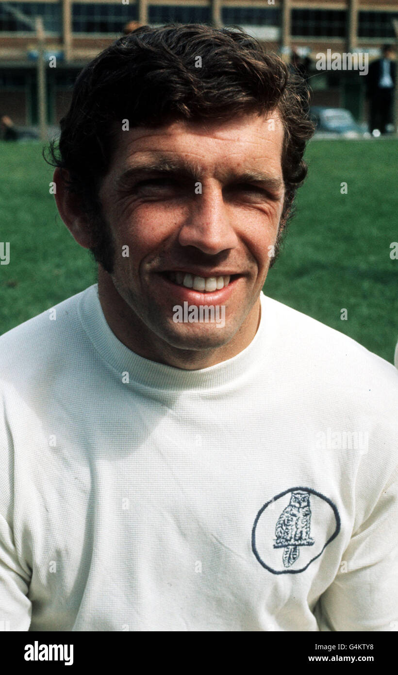 Johnny Giles/Leeds 1971. Johnny Giles, calciatore di Leeds United, 1971. Foto Stock