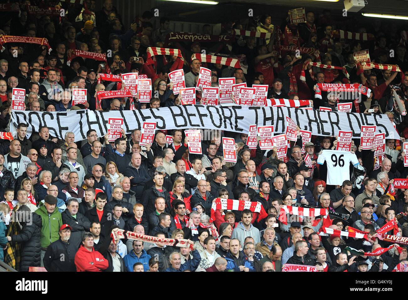 Calcio - Barclays Premier League - Liverpool v Norwich City - Anfield Foto Stock