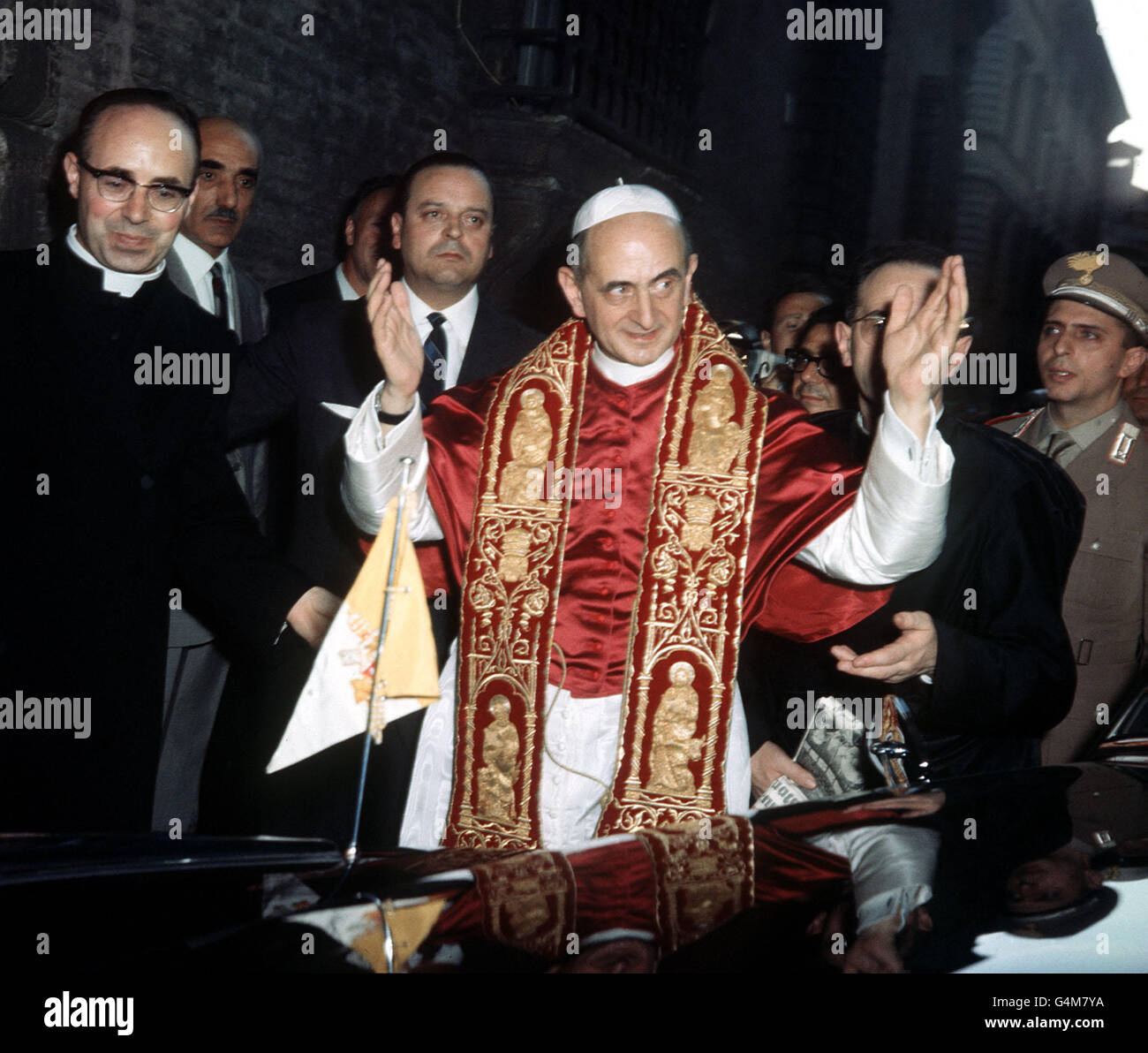 PA NEWS FOTO GIUGNO 1963 UN FILE DI BIBLIOTECA OICTURE DI PAPA PAOLO VI Foto Stock