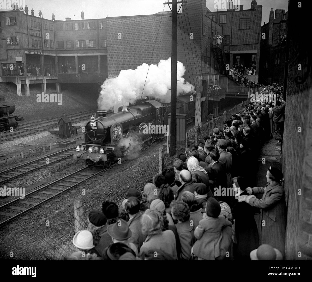 Royalty - La morte del re George VI - Londra Foto Stock