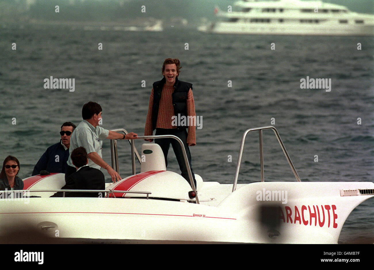 Cannes/MacGregor su barca Foto Stock