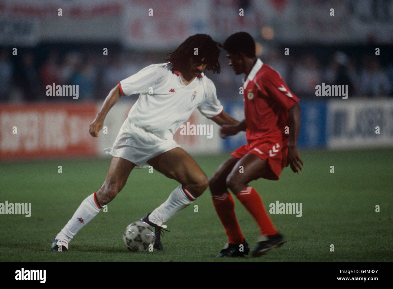 Calcio - Coppa Europa - finale - AC Milan v Benfica - Praterstadion Foto Stock