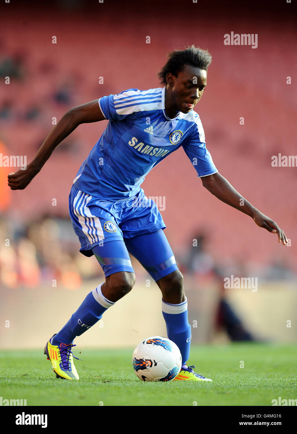 Calcio - under 18's friendly - Arsenal v Chelsea - Emirates Stadium. Bertrand Traore, Chelsea Foto Stock