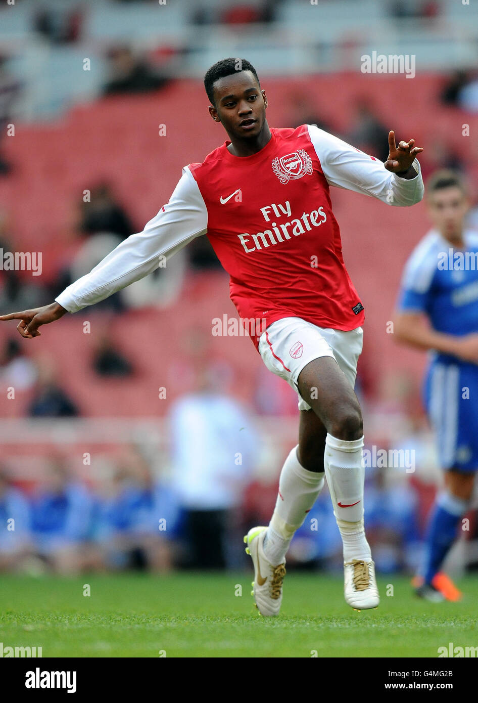 Calcio - under 18's friendly - Arsenal v Chelsea - Emirates Stadium. Zak Ansah, Arsenale Foto Stock