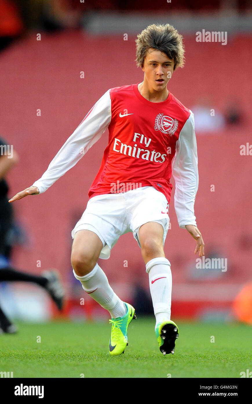 Calcio - under 18's friendly - Arsenal v Chelsea - Emirates Stadium. Kris Olsson, Arsenale Foto Stock