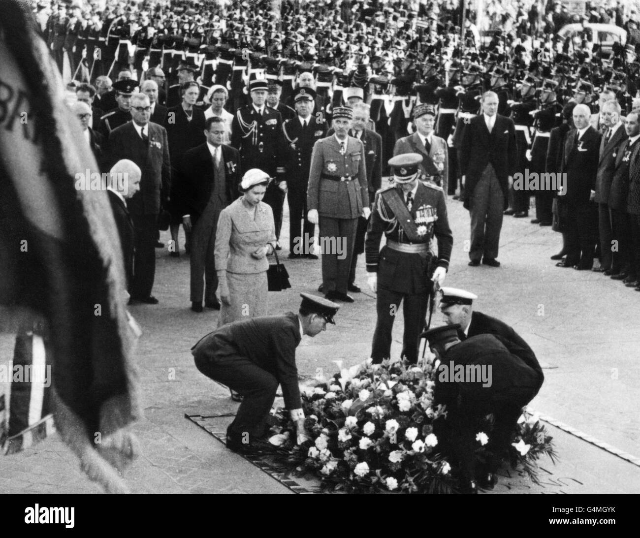 Royalty - Queen Elizabeth II Visita di Stato in francia - Parigi Foto Stock